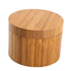 Bamboo <b>Spice</b> <b>Jar</b> Set With Magnetic Lid Airtight Storage For Kitchen Tea Sugar Salt M Size - Product Image 5