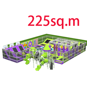 <span class=keywords><strong>Pokiddo</strong></span> - Equipo de Juego Interior de Madera de 500 m² para Uso Comercial, con Tobogán y Zona de Escalada - Product Image 2