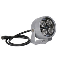 LED IR pour caméra IP de vision nocturne avec 4 grandes barres de LED IR, illuminateur infrarouge, lumière IR extérieure pour vision nocturne pour caméra CCTV