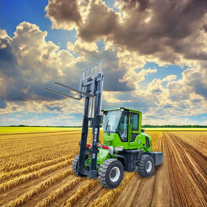 Nuevo 3ton 3.5ton 4ton 5ton 6ton <span class=keywords><strong>8ton</strong></span> 10ton Carretilla elevadora de combustión interna 4x4 4WD Tracción en las cuatro ruedas para terrenos difíciles - Product Image 3