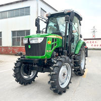Traktor Mini Diesel 50hp 60hp 80hp 90hp 100hp 120hp 140hp 160hp 4WD Traktor Kompak untuk Kebun dan Pertanian