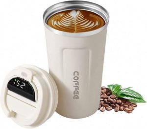 Travel Coffee Mug Stainless Steel Thermos Cup Smart Coffee Tumbler Thermos Cup With Intelligent Temperature Display Keep Hot - Product Image 1