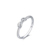 Bijoux fins, bague en argent sterling 925 avec pavé de zirconiums cubiques, pour femmes, romantique, délicate, vente en gros, lot mixte, fournisseur