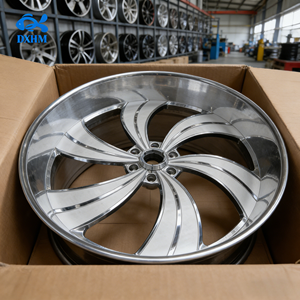 Rines Personalizados Beadlock de 18, 19, 20, 21, 22 y 24 Pulgadas, Plateados Pulidos, Diseño Blade, 22x10J, 5x112, 5x130, 5 Orificios, Anchos y Cóncavos - Product Image 3