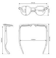 Lunettes audio intelligentes IA OEM, branches interchangeables, lunettes de soleil polarisées d'été, assistant vocal IA, anti-lumière bleue