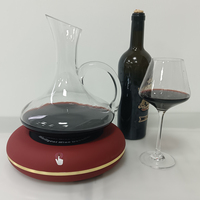 Decantador de Vino Eléctrico Giratorio Automático Inteligente, Portátil, Reutilizable, Ecológico, de PP + Silicona, Estilo Americano, para Amantes del Vino