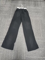 Pantalon de survêtement à jambe large brodé pour homme en coton éponge française pantalon de survêtement évasé à double taille droite avec coupe ample