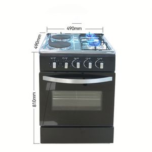 <span class=keywords><strong>Four</strong></span> multifonctionnel à deux brûleurs gaz et deux plaques électriques, <span class=keywords><strong>four</strong></span> électrique de <span class=keywords><strong>cuisson</strong></span>, <span class=keywords><strong>four</strong></span> électrique à <span class=keywords><strong>poterie</strong></span>, dernier modèle - Product Image 3