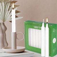 Bougie en cire de soja artisanale sans fumée pour les mariages, Noël, Halloween, la Saint-Valentin, la décoration de la maison