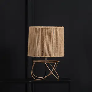 Industrial Rustic Designs Lamp New Home Living Room Decor Lampara De Mesa Handmade Rattan Iron Bedside Table Lamps