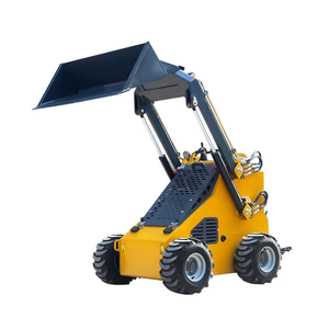 Skid Stuur Loader Vierwielaandrijving <span class=keywords><strong>Mini</strong></span> Constructie Truck Multifunctionele Kleine Heftruck Met Rupsmotor - Product Image 5