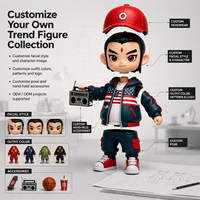 Figura de Acción Weimeitoy Hip Hop Boy, Figuras de Acción de Plástico Personalizadas, Diseño ODM, Figura de Juguete de PVC de 18 cm para Regalo Promocional de Marca