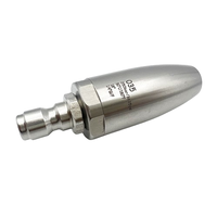 Pistolet à eau haute pression buse rotative lavage de voiture buse de lotus de nettoyage en céramique haute pression en acier inoxydable