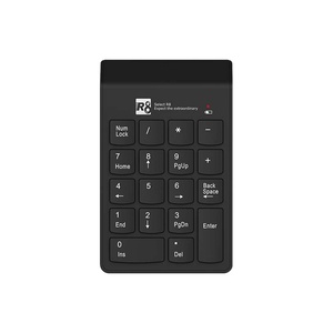 R8 Ergonomische ultra dünne Tasten kappen Slim 2.4G Wireless <span class=keywords><strong>Numeric</strong></span> Keyboard für Bank Office - Product Image 1