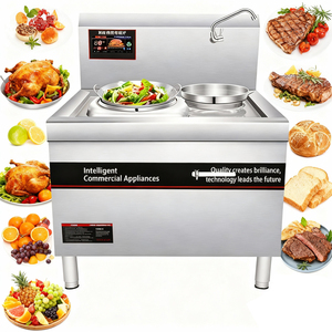 YYHB Smart Touchscreen Stainless Steel Single-Burner Induction <strong>Cooker</strong> Eight-Speed Magnetic Control Cooking Equipment for - Product Image 3