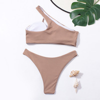 Summer Sexy Solid Bikini Sets For Women Bras Tops Tie Side Thong Swimsuit Female Beach Bathing Suit Brazilian Swimwear