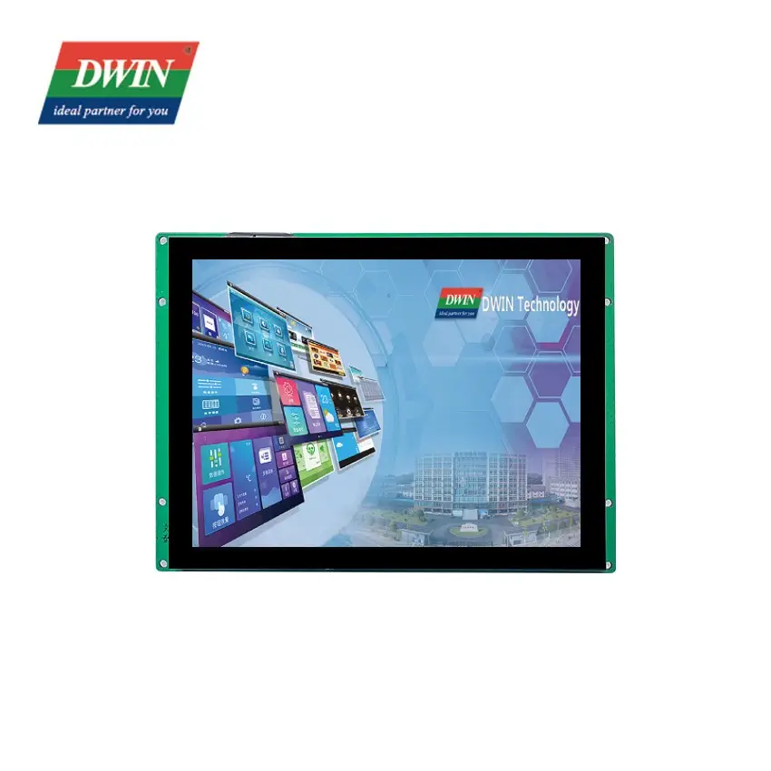 DWIN HMI 8,0 дюймов, 1024*768 пикселей, промышленное управление, дисплей интерфейса человека, A40i, IPS TFT, ЖК-дисплей с широким углом обзора