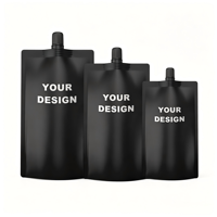 Sachet Doypack personnalisé avec bec verseur, barrière plastique, pour emballage liquide, boissons et recharges cosmétiques