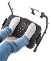 Repose-pieds ergonomique réglable en hauteur et en angle TWINCO pour le bureau