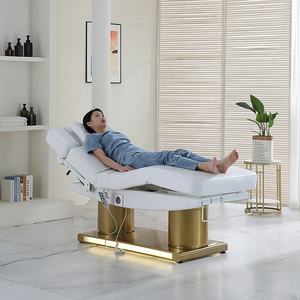 Esthéticienne Hauteur Réglable Camillas Estetica <span class=keywords><strong>Reiki</strong></span> Traitement Cosmétique Du Visage Salon De Beauté Lit Examen <span class=keywords><strong>Table</strong></span> De <span class=keywords><strong>Massage</strong></span> Pour Hôtel - Product Image 1