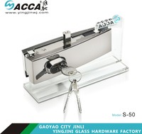 Serrure de haute qualité dans le coin de la porte en verre Pince de connecteur en verre de la porte en verre de douche
