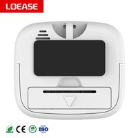 T05 Timer hitung mundur elektronik Digital LCD besar tipis, dengan standar untuk meja