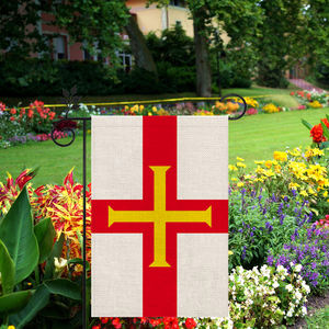 Новый продукт, двухсторонний цифровой принт, Гернси, берлап, Садовый флаг для наружного украшения, дворовой флаг - Product Image 3