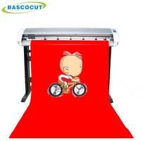 Bascocut usine en gros 48 ''capteur optique graphique autocollant vinyle moteur pas à pas traceur de découpe