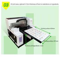 Impresora Digital Profesional para Pasteles A3+, Máquina de Impresión de Alimentos con Tinta Comestible, Impresora de Galletas y Macarons Comestibles