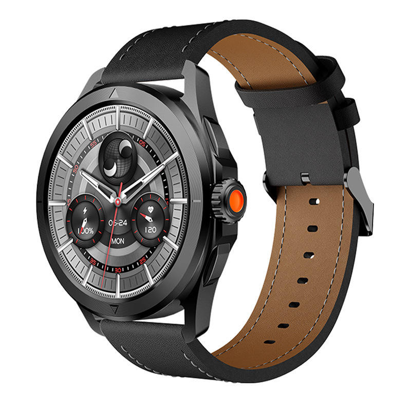 Hw5 pro noir (ceinture en acier ceinture en silicone)