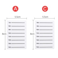 Plateau de rangement pour extensions de cils, outils et fournitures de maquillage pour cils, support de bande de cils, support de cils à main, sangle de maintien pour cils, plaque à cils
