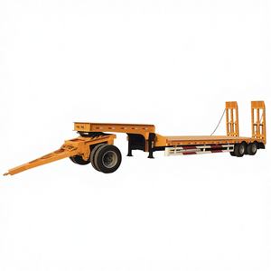 <span class=keywords><strong>Remolque</strong></span> de Plataforma Baja de Cuello de Cisne de 2 Ejes y 35 Toneladas de Capacidad de Carga con Plataforma de <span class=keywords><strong>Remolque</strong></span> - Product Image 1