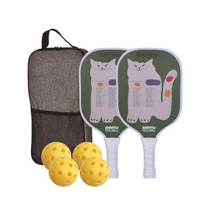 Raqueta USAPA de fibra de carbono Pickleball, raqueta curva aerodinámica equilibrada con tecnología de superficie cargada para potencia Pop mejorada - Product Image 2