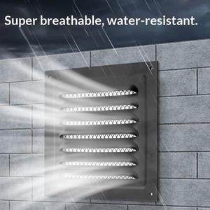 <span class=keywords><strong>Grille</strong></span> d'aération <span class=keywords><strong>rectangulaire</strong></span> murale en acier inoxydable imperméable, couverture d'évacuation de la pluie, <span class=keywords><strong>ventilation</strong></span>, refroidissement, <span class=keywords><strong>grille</strong></span> de sortie d'air - Product Image 2