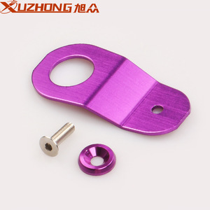Civic EK Radiator <b>Bracket</b> Aluminum Blue Red Black <b>Silver</b> Yellow Purple Titanium RB-1003 Honda 96-00 Mounting Support - Product Image 2