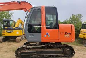Excavadora Usada Japonesa de Bajo Caudal de Horas, Hitachi ZX70, Excavadora de Segunda Mano, Hitachi de 7 Toneladas, 6.59 Toneladas, con Etiqueta EPA, en Venta - Product Image 4