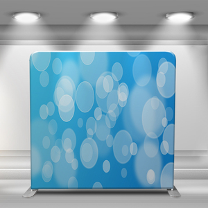 Recto marco de aluminio Spandex fondo con tubo redondo pared portátil fotografía de tejido de tensión - Product Image 1