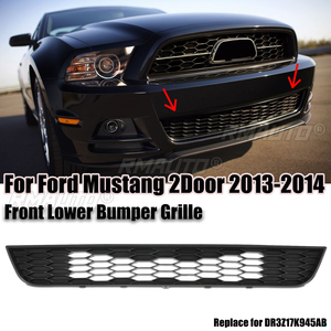 Grille de pare-chocs avant inférieure pour Ford Mustang 2 portes 2013 2014, remplacement pour DR3Z17K945AB, style nid d'abeille - Product Image 1