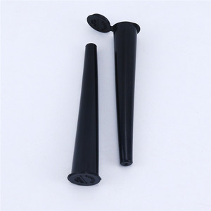 Wholesale PS Plastic Tube Packaging for Cone Child Resistant Airtight Conical Storage Tube <b>Custom</b> Logo Acceptable - Product Image 3