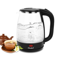 Bouilloire électrique en verre sans fil de 1,8 l, haute qualité, prix des appareils ménagers, bouilloire électrique, vente en gros