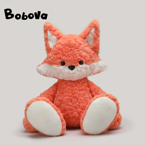 Lindo Peluche de Oveja, Zorro, Perro <span class=keywords><strong>y</strong></span> Cerdo de Dibujos Animados, Pequeño Animal de Peluche Rizado, Almohada para Abrazar, Juguete Relajante para Dormir para Niños - Product Image 3