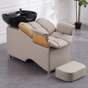 Chaise de shampooing avec les cheveux de lavage de bassin en céramique - Product Image 5