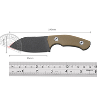 Couteau tactique de chasse multifonctionnel à lame fixe, idéal pour la chasse et le camping, personnalisable OEM, avec un excellent étui – Vente chaude