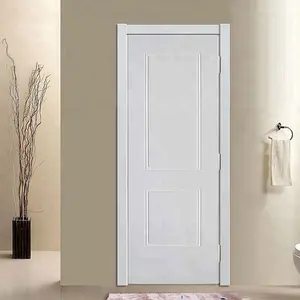 Suya dayanıklı WPC banyo kapıları WPC tuvalet kapı kaliteli beyaz PVC lamine kapı