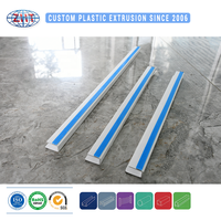 Profilé en PVC extrudé sur mesure pour rail de rideau de plafond et guide de volet roulant