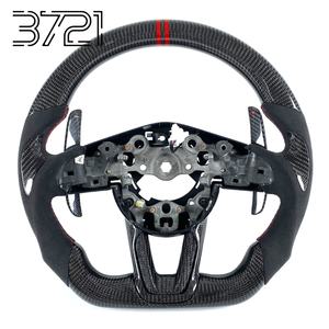 Volante de Cuero con Fibra de Carbono LED para Mazda 3 BP, CX-30 DM, CX-5 KF, CX-8 KG, CX-50, CX-60, CX-90, Interior 2019-2024 - Product Image 1