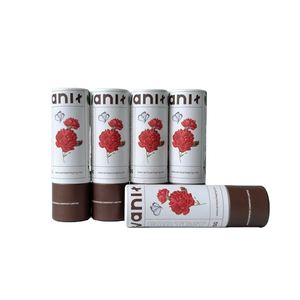 Emballage de baume à lèvres en papier biodégradable, emballage de déodorant, tube en papier à poussoir, tube rond, boîte en carton pour cosmétiques - Product Image 1