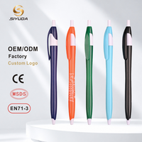 Stylo bille personnalisé en forme d'heure de prière avec logo, pointe 1,0 mm, promotionnel