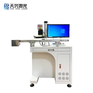 CCD Visual Positioning Laser Coding Machine IC Chip Transformer Radium Carving Machine Automatic Pipeline Marking Machine