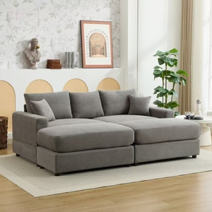 Js Thiết Kế Mới Vải To Thu Văn Phòng Phẩm <span class=keywords><strong>Sofa</strong></span> Với Ghế Lớn Ghế Giường Gối Đảo Ngược <span class=keywords><strong>Sofa</strong></span> Đồ Nội Thất Phòng Khách - Product Image 1